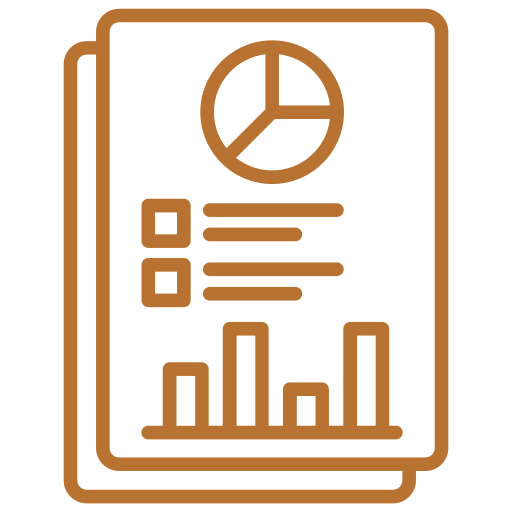 Icone de um papel com graficos. Icons made by https://www.flaticon.com/authors/design-circle